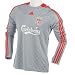 Adidas Liverpool Away Long Sleeve Shirt Silver XX-Large