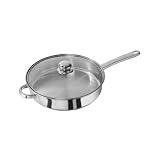 12 18 10 Stainless Steel Classicor Chicken Fryer Pan with Lid by visiondecor Furniture