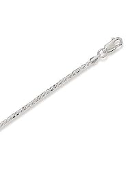 Sterling Silver 18 Inch Butterfly 030 Twist Chain - 1.0mm Wide