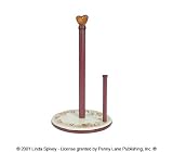 Linda Spivey Hearts & Stars Kitchen Paper Towel Holder