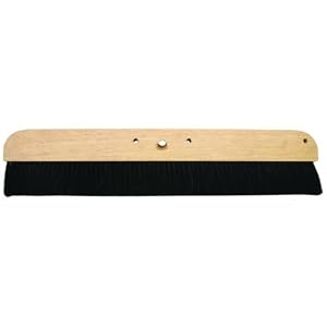 Marshalltown 6597 24-Inch Natural Horsehair Broom with Wood Block by