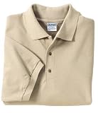 NEW Gildan Ultra Cotton - 7-Ounce Pique Knit Sport Shirt Sand-XL