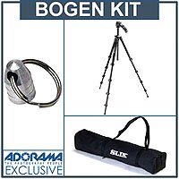 ManfrottoModoMaxiBlackTripodLegsandHybridJoystickBallHeadKit,withAdoramaTripodCase,TripodHanger