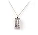 Dr Mysterious Necklace New Classic Ancient Silver Doctor Who Necklace Earring Tardis Pendant (Silver Pendant)