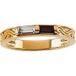 14K Yellow or White Gold Mother's Ring - 2 Stone