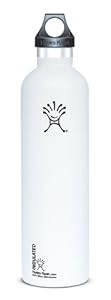 Hydro Flask Insulated Stainless Steel Narrow Mouth Water Bottle, 24-Ounce/Medium, Arctic White