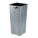 Rubbermaid Commercial Plastic Commercial Untouchable Waste Lid, Half-Round, 12.3" Width x 21.3" Depth x 9.5" Height, Black
