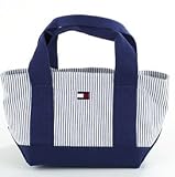 Tommy Hilfiger Navy Stripes Small Tote