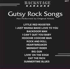 Backstage Karaoke CD+G 4417 Gusty Rock Songs