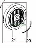 oover Elite Rewind Bagless Exhaust Filter Cover (Model U5507-900 Imperial Red) Hoover Part Number 93002073. -