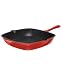 Kitchen & Housewares : Martha Stewart Collection Red Enameled Cast Iron Grill, 11'