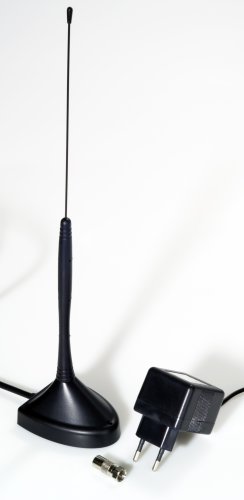 X4-Tech Active T Aktiv-Antenne für DVB-T und Analog Fernsehen