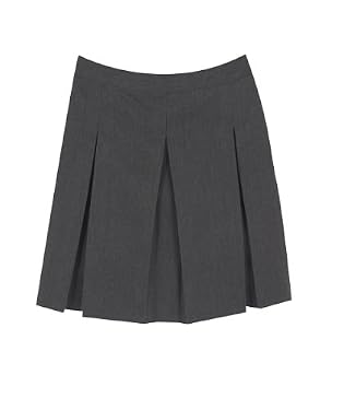 Girls Traditional Pleat Skirt - Grey