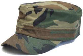 Newsboy Castro Plain Green Camo Flattop Hat