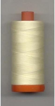Aurifil Cotton Mako Thread 50 Wt Cream 1450 Yards
