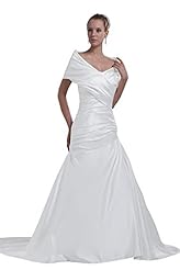 Portrait Neck Satin   Dress With Ruffles