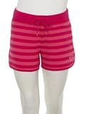 Printed French Terry Short With Stripes