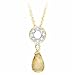 Citrine and Diamond Fashion Necklace