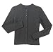 Port Authority Signature - Ladies Fine-Gauge Crewneck Cardigan Sweater Charcoal Melange2X