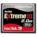 SanDisk Compact Flash Extreme III (CF) Speicherkarte 2GB (Retailverpackung)