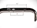 ALPHA MOTO Universal Cafe Racer Ace Clubman Handlebar Bar 7/8