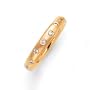 Diamond Starlight Band 3mm 18kt Rose
