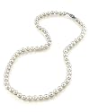 6.5-7.0mm Japanese White Akoya Pearl Necklace - AA+ Quality