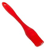 Trudeau All Silicone 10-Inch Basting Brush Red