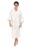 Terry Cloth Bathrobe Robe for Women Best Christmas Gifts for Her Holiday Xmas Gift Ideas - Women's 0050 S/M, Natural White Terry Cloth Bathrobe Robe for Women Best Christmas Gifts for Her Holiday Xmas Gift Ideas - Women's 0050 S/M, Natural White
