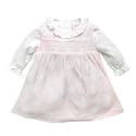 Junior J by Jasper Conran Pink spotted velour pini dress set