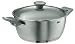 Tefal Kochtopf 36144.32 4 U IINOX EDELSTAHL 18/10, außen satiniert, Glasdeckel mit Edelstahlrand, ø 20 cm