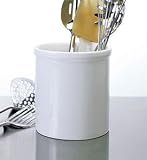 Progressive International Porcelain Tool Crock, White