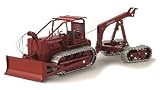 International Harvester TD-24 Forestry Crawler with Isaacson Karry Arch in Red (1:50 scale) Diecast Model