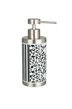 Wenko 17657102 Edelstahl Seifenspender Ornamento Nero
