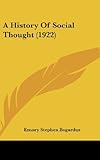 A History of Social Thought (1922)
