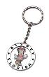 Minnie Mouse Spinning Pewter Keychain