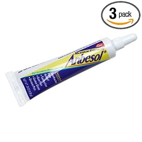 Anbesol Maximum Strength Oral Anesthetic Gel, .33-Ounce Tubes (Pack of 3) by