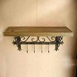 Regal Garderobe Landhaus Holz & Metall