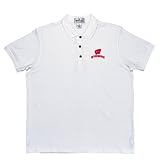 Wisconsin Badgers NCAA Classic Pique Polo Shirt for Women (White)