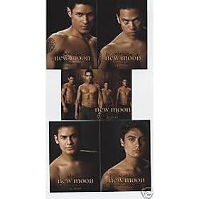 Twilight: New Moon San Diego 2009 Comic Con Promo Trading Card Set of 5