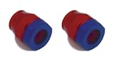 Spectre 1160 Red and Blue Magna-Clamp Vacuum Line Fitting - Pack of 2