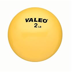 2 lb Weighted Fitness Ball with Soft Vinyl Covering