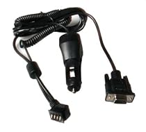 Garmin compatible PC Interface Cable with Cigarette Lighter Power Adapter for eTrex Mariner Legend Vista Legend Venture, eMap, Geko GPS (Vista, Legend, etc.)