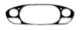 Carbon Fiber Bezel (Acura | Integra | 90-93)