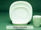 Fusion White Squared Dinner Plates - Set of 6 by Ten Strawberry Street