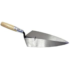 12" Brick Trowel-Philadelphia Pattern w/Wood Handle - USA # 19-12
