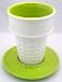 Kitchen Basics Ice Cream Dish & Saucer - Cone - Lime