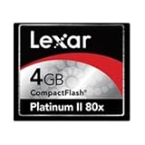 Lexar CF4GB-80-708 4GB Platinum II Compact Flash