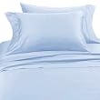 Blue Hotel Spa Collection 4 piece Sheet Set - 300 Thread Count - 100 Percent Cotton - Queen Size