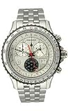 Chase Durer Falcon Commander 2 Chronograph Silver-Tone Dial Men's Watch #CD21724SSBRA